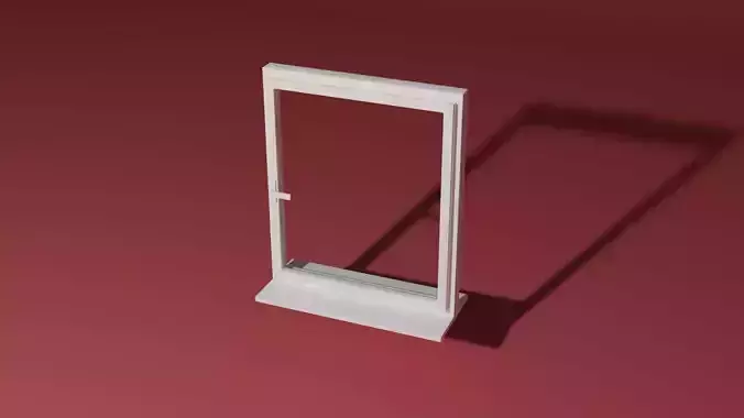 Window shelf 3D model