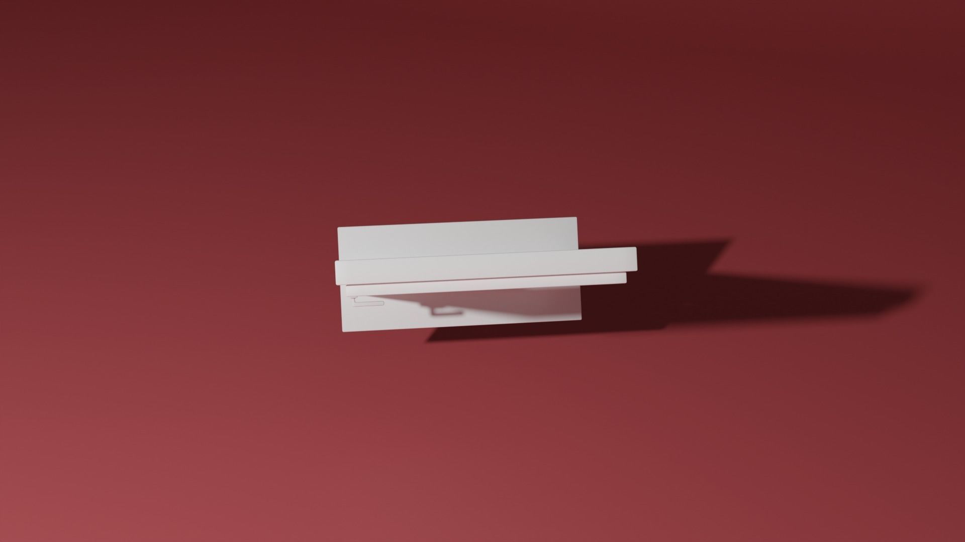 Window shelf 3D model_10