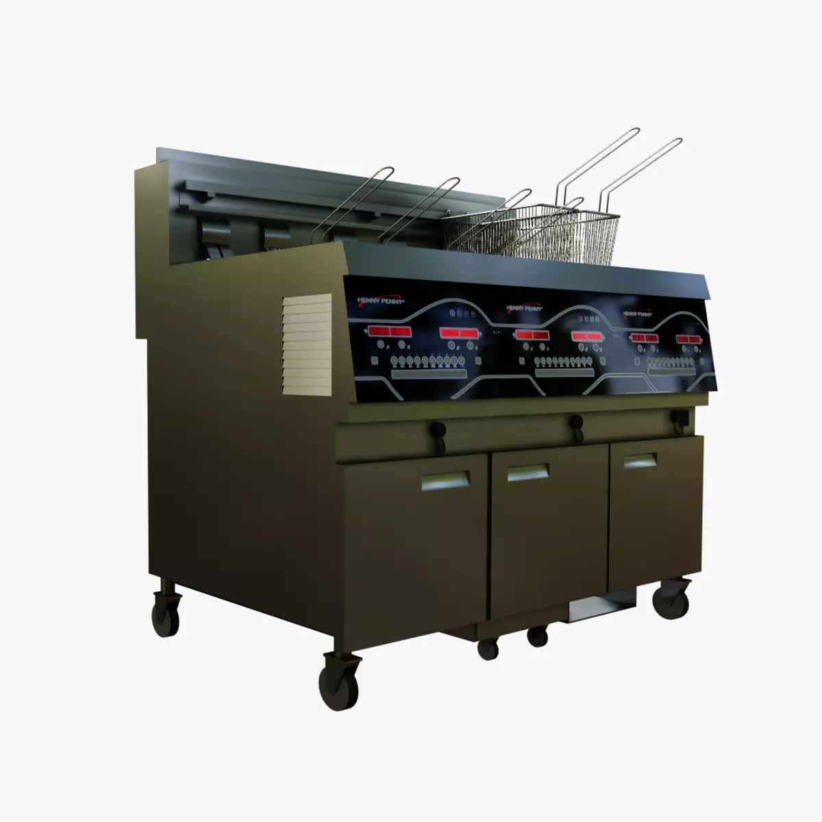 Henny Penny fryer big 3D model