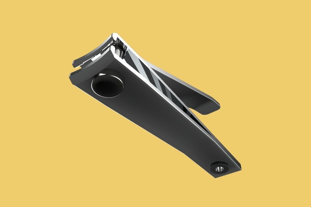 NAIL CLIPPER STAINLESS STEEL 3D model_7