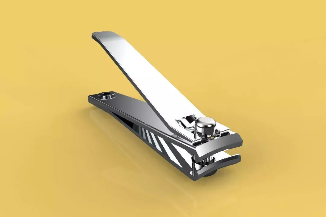NAIL CLIPPER STAINLESS STEEL 3D model_0