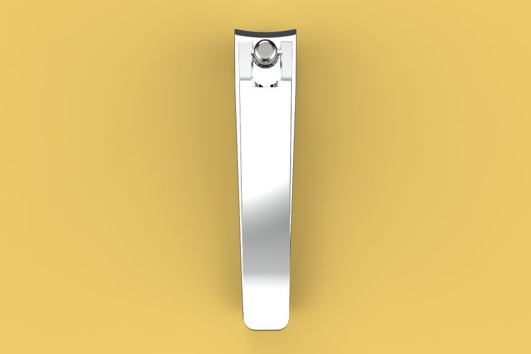 NAIL CLIPPER STAINLESS STEEL 3D model_4