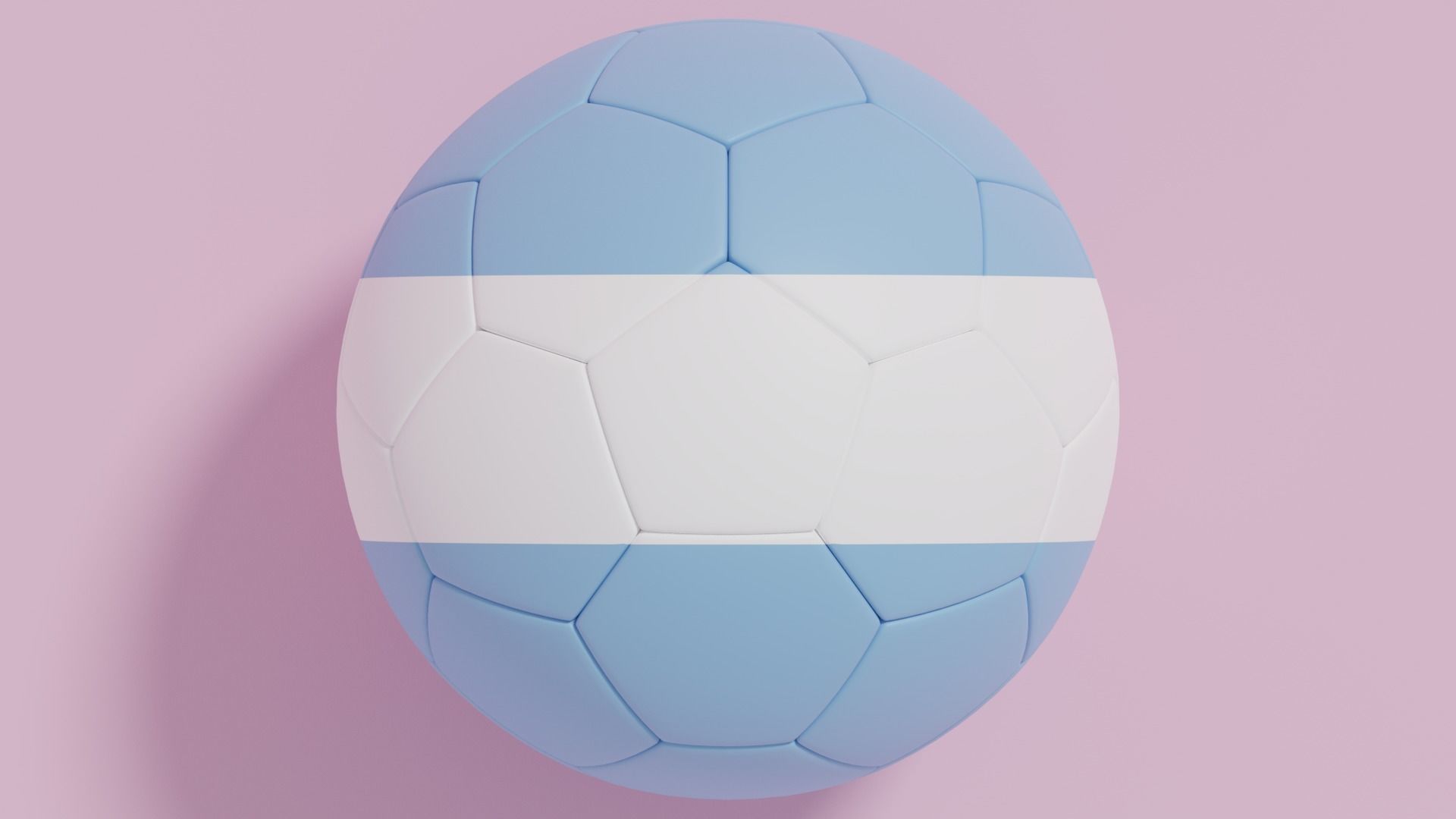 Flag Soccer Ball Collection 5 3D model_7