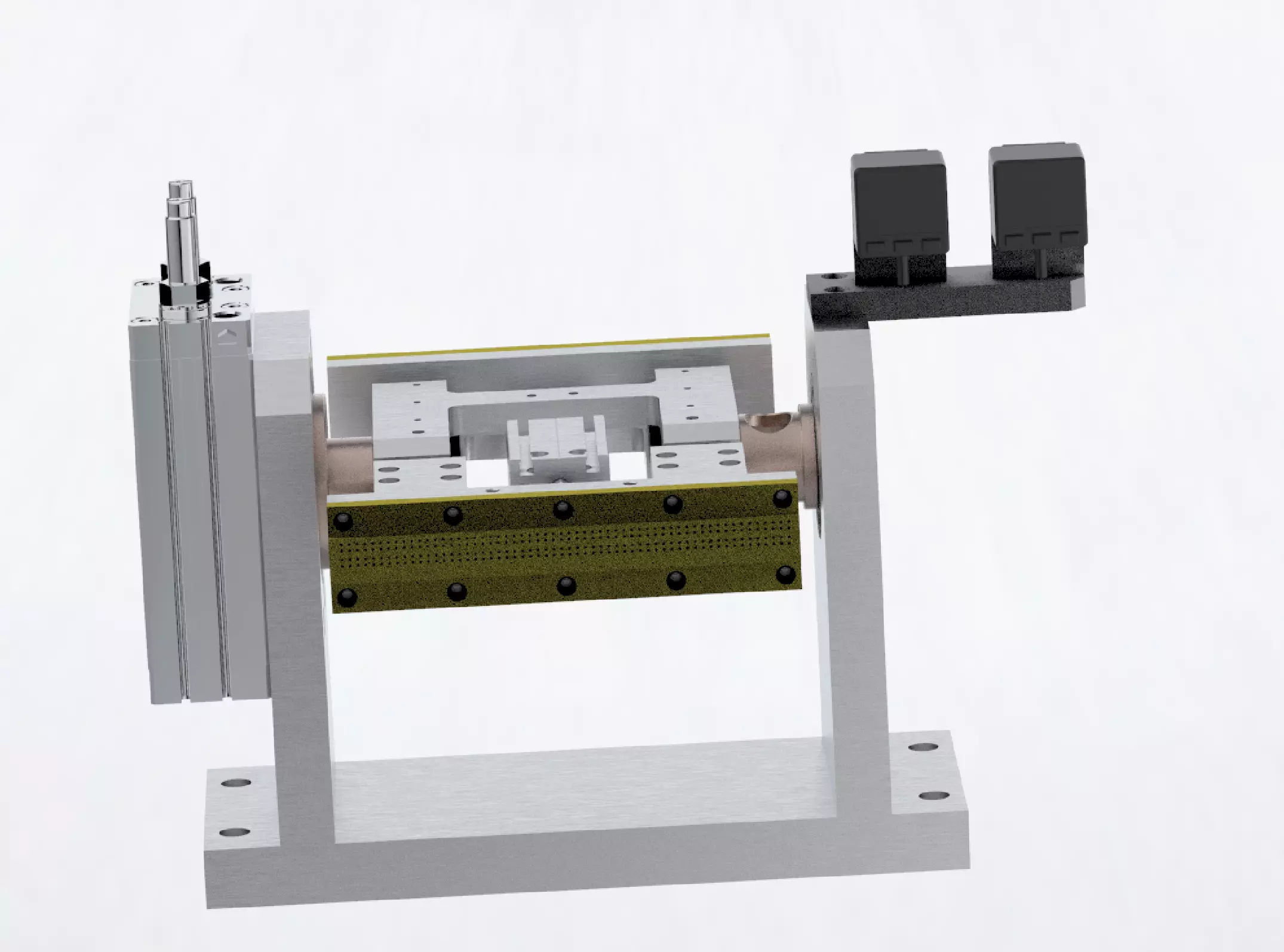 Double rotation feeding mechanism Low-poly 3D model_0