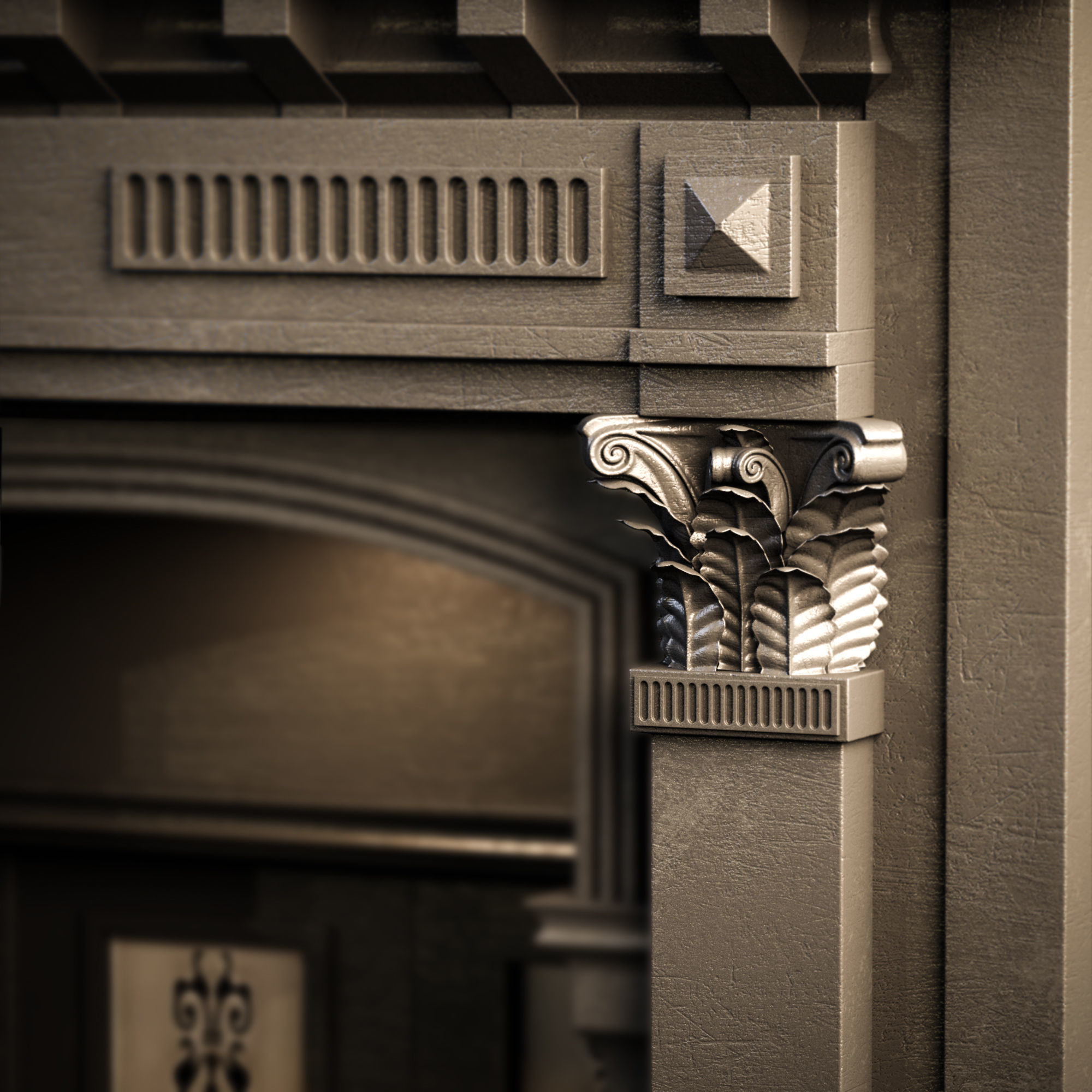 Victorian house 3D model_3