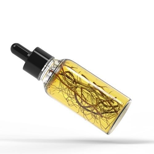 Oil Dropper Bottle 3D Model 3D model_2