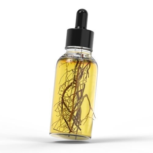 Oil Dropper Bottle 3D Model 3D model_3