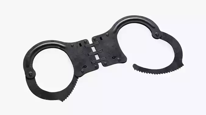 Handcuffs Low-poly 3D model