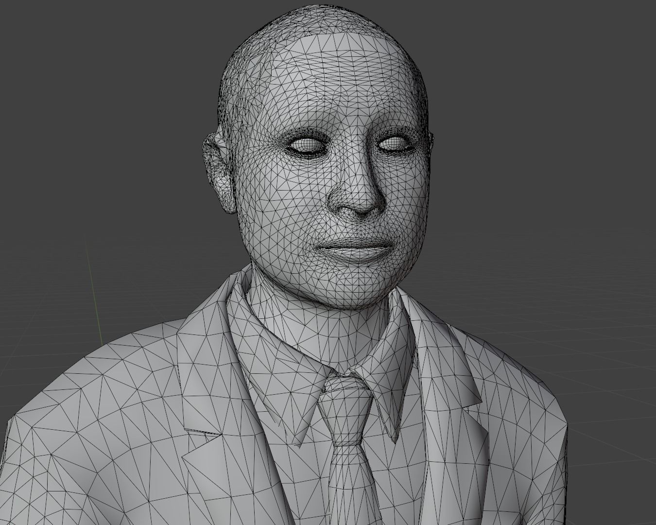 Putin Vladimir Putin and Zelenskyy Volodymyr zelenskyy Low-poly 3D model_18
