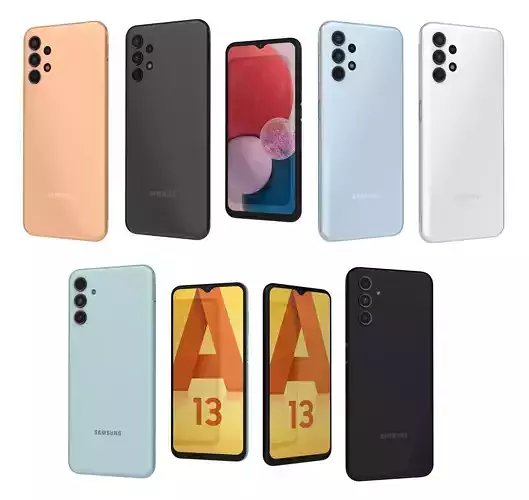 Samsung Galaxy A13 And LTE 3D model
