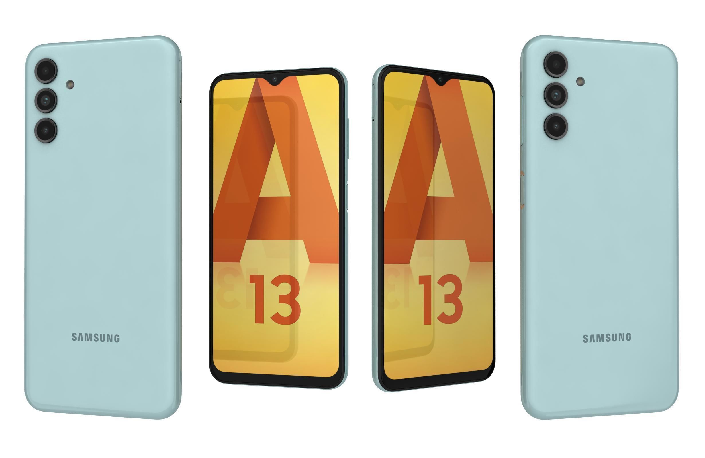 Samsung Galaxy A13 And LTE 3D model_10