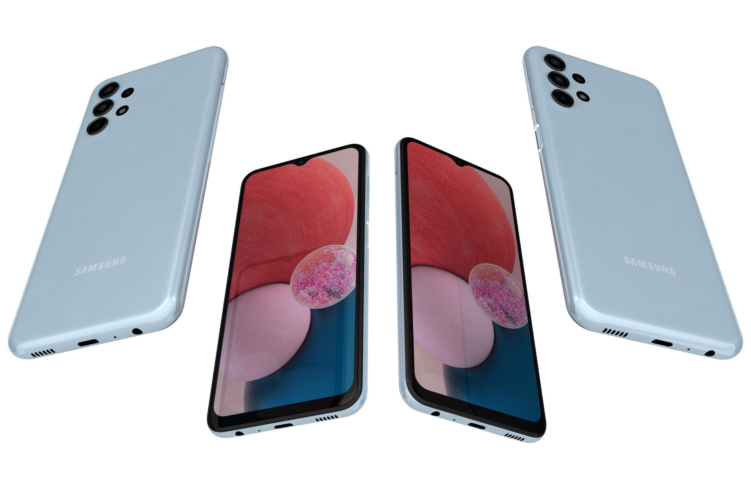 Samsung Galaxy A13 And LTE 3D model_38