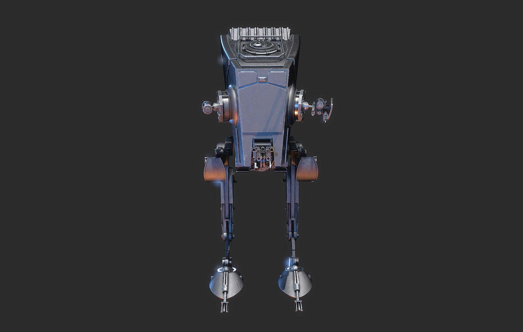 AT-ST Star Wars 3D model_8