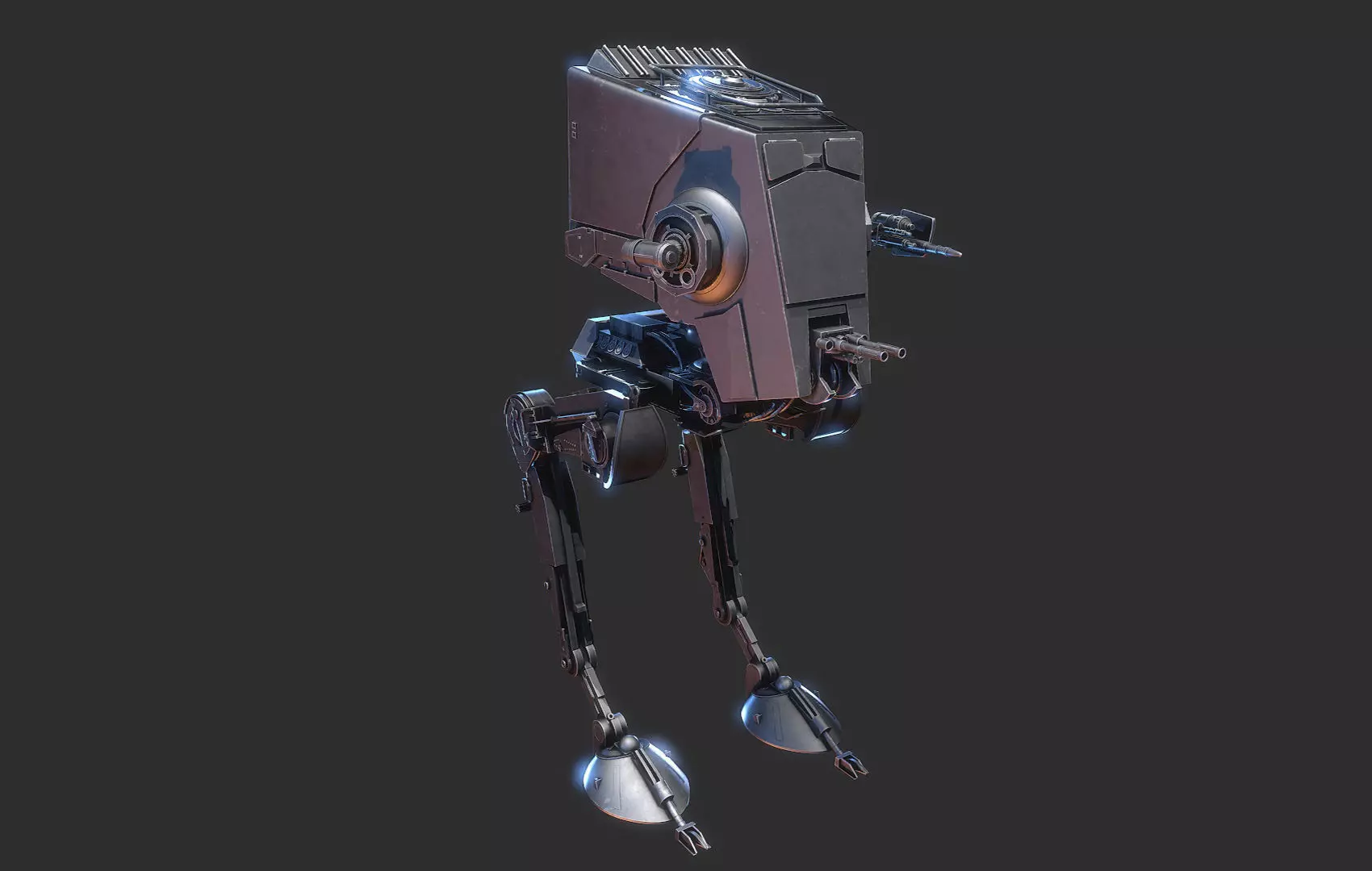 AT-ST Star Wars 3D model_0