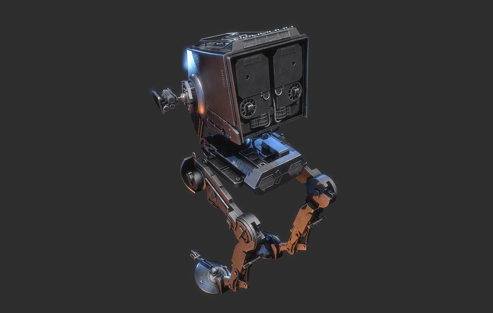 AT-ST Star Wars 3D model_5