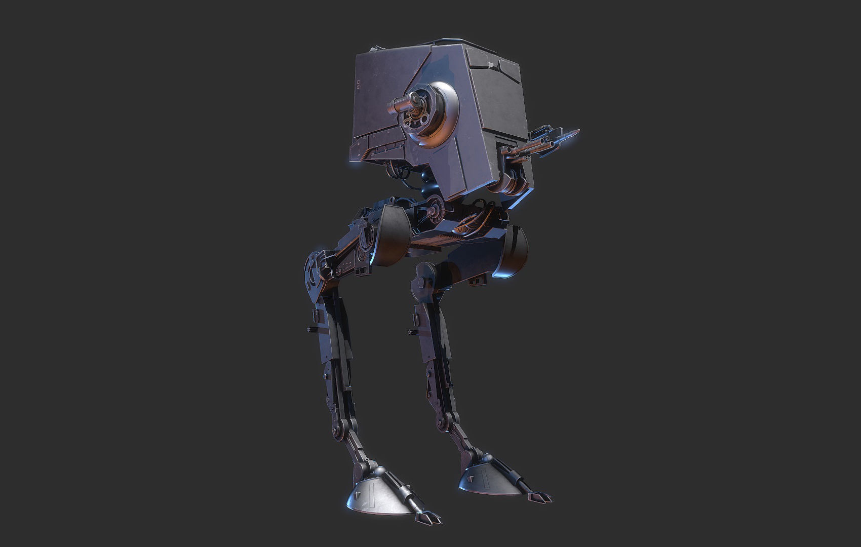AT-ST Star Wars 3D model_2