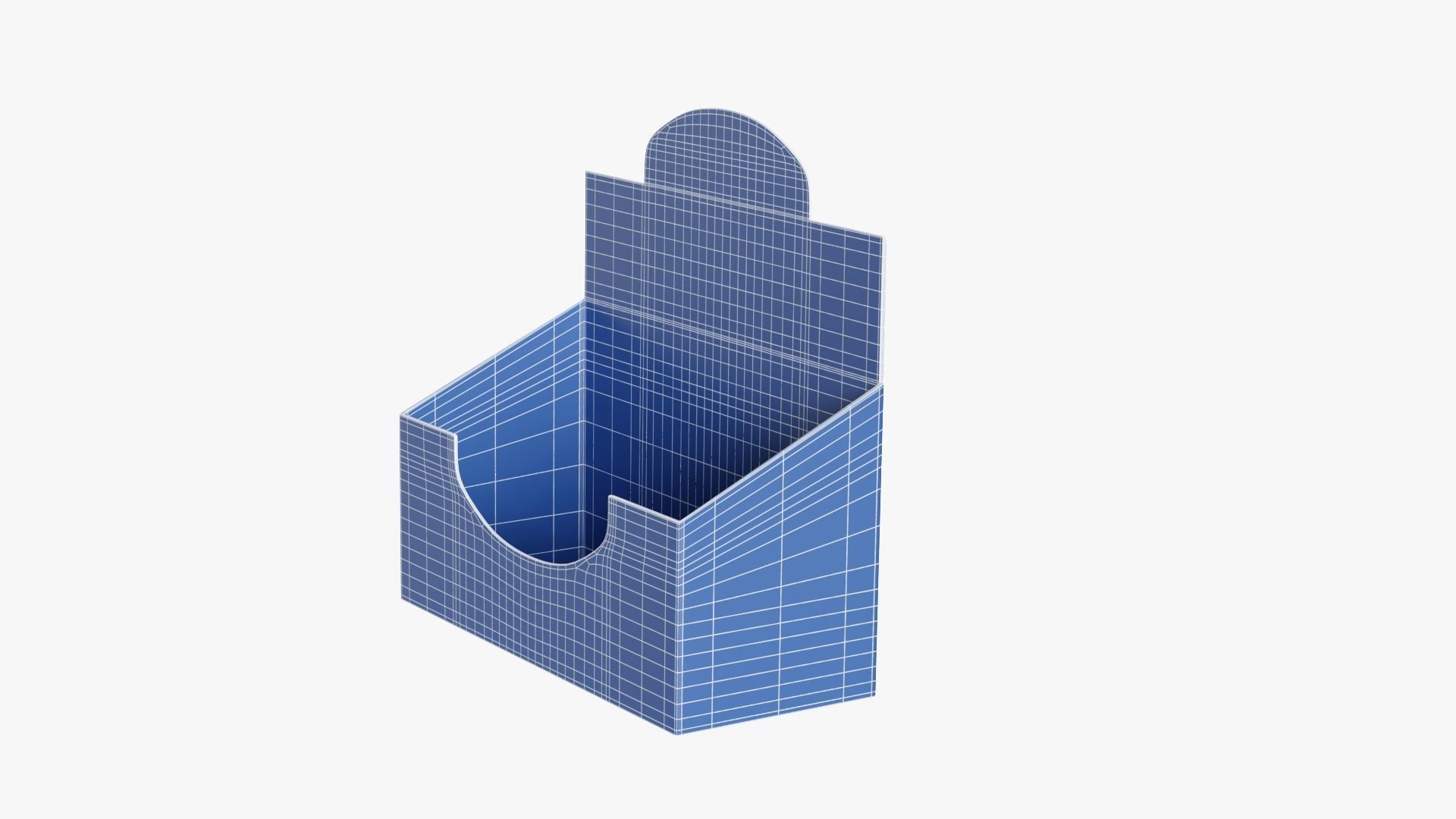 Display Box Low-poly 3D model_16
