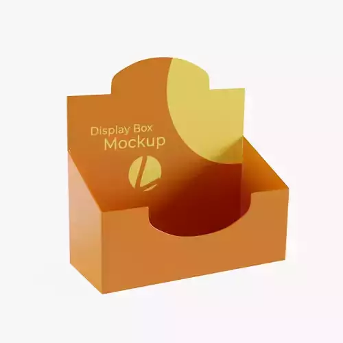 Display Box Low-poly 3D model Display Box Low-poly 3D model