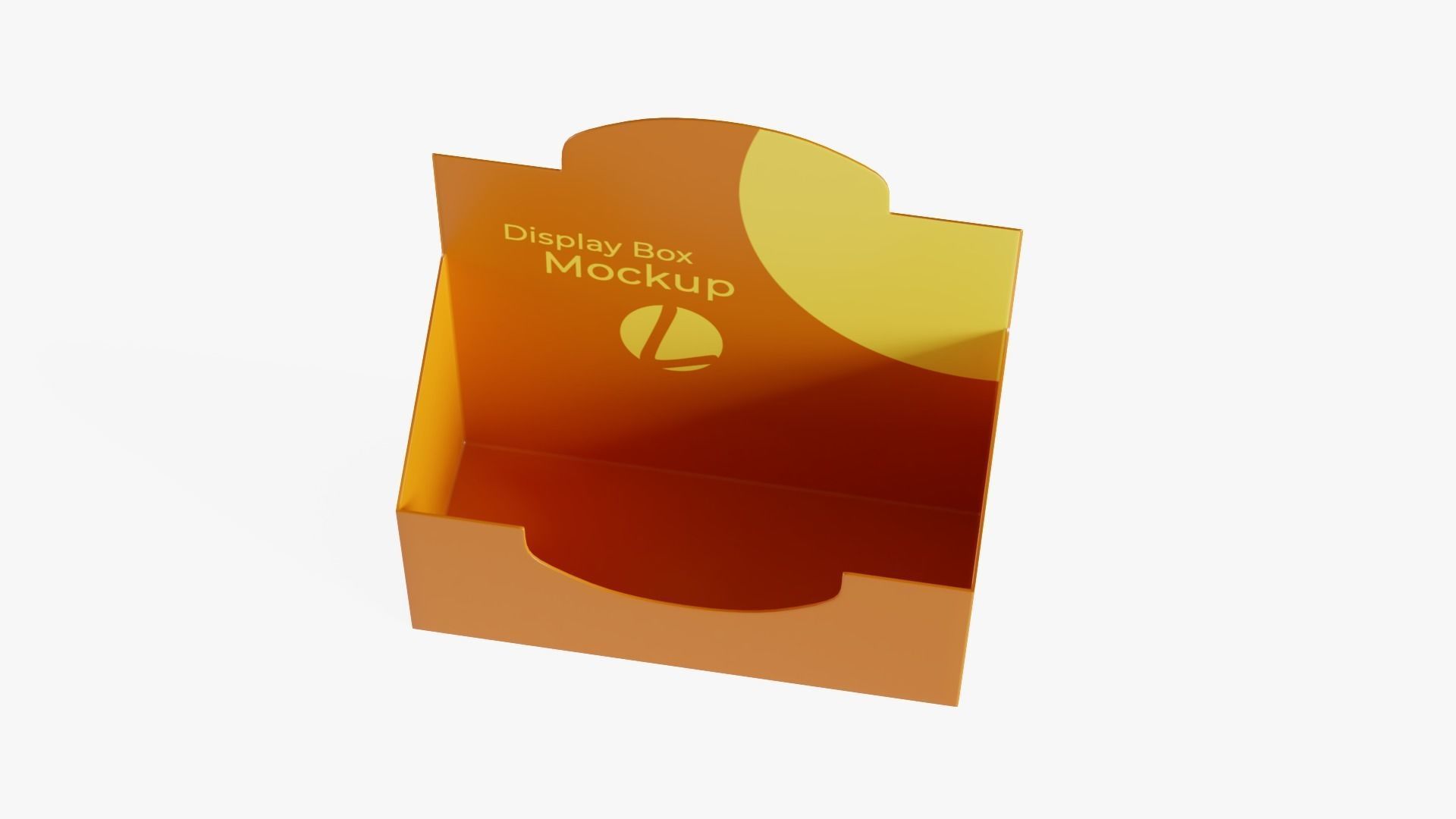 Display Box Low-poly 3D model_7