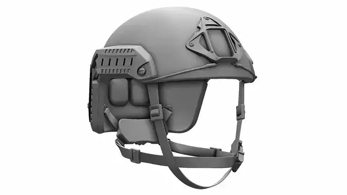 Ops Core Fast Ballistic Helmet - High Poly 3D model