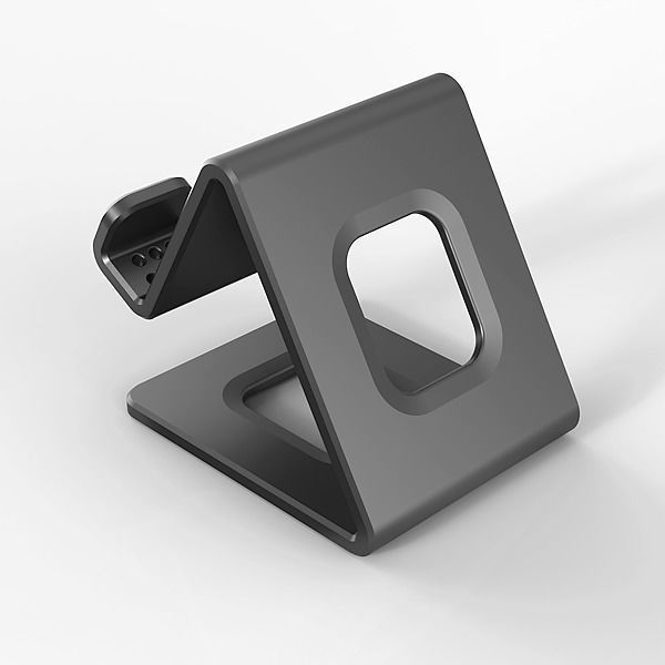 Cell phone holder stand Elegant 3D printable 3D print model 3D print model_1