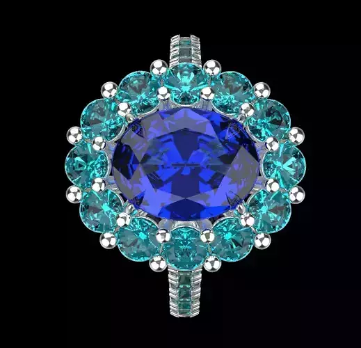 a ring with a diamond