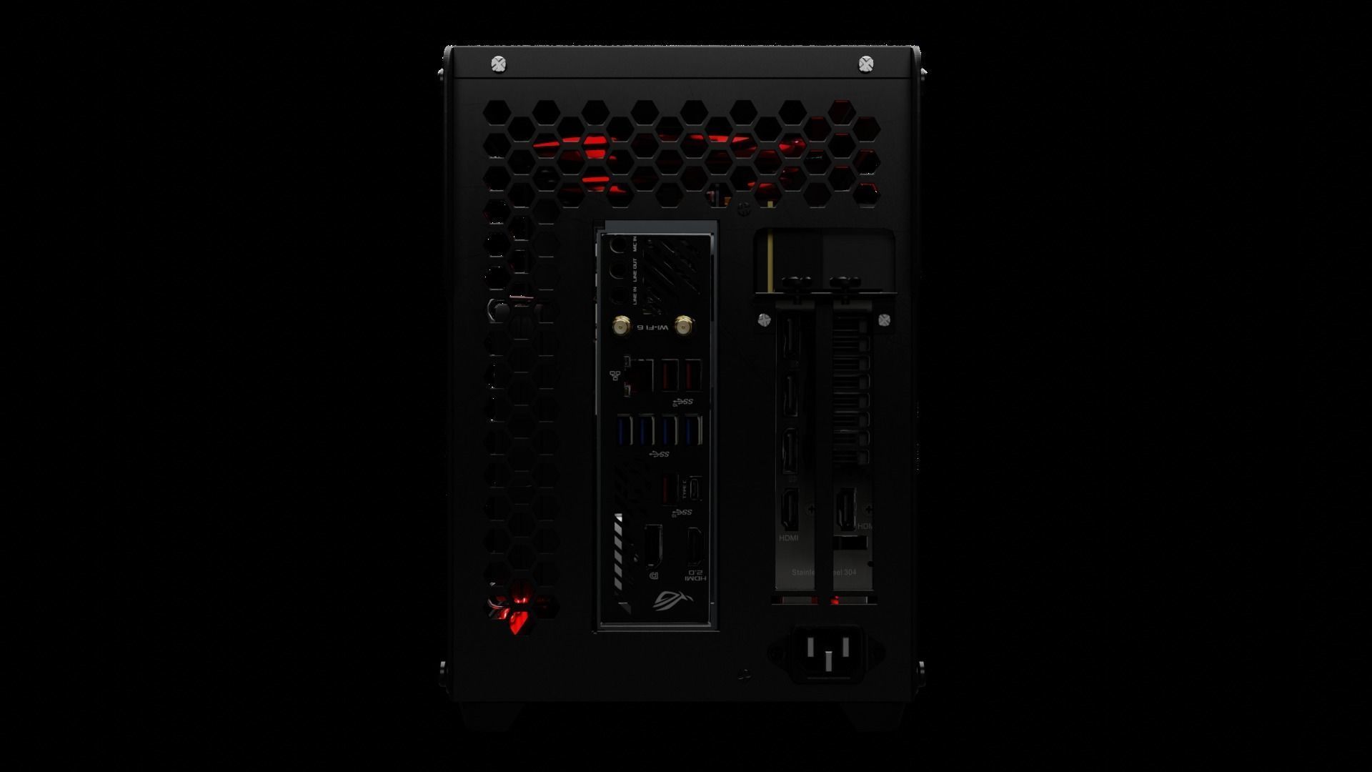 Gaming PC 3D model_4