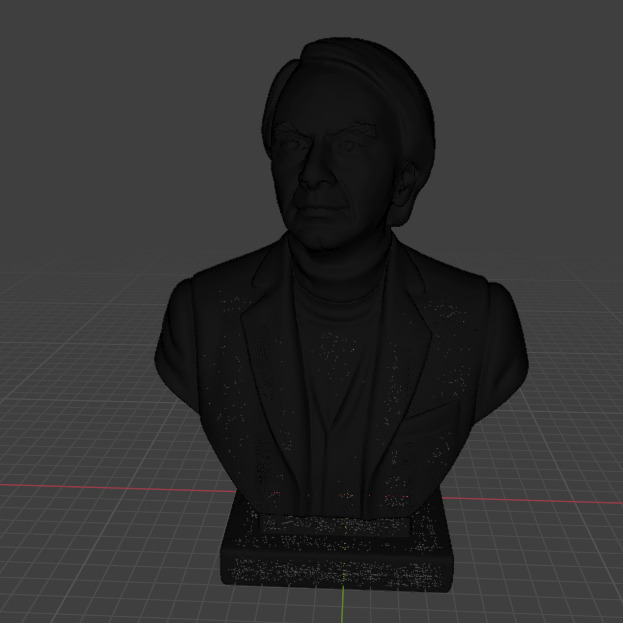 Carl Sagan 3D print model_15