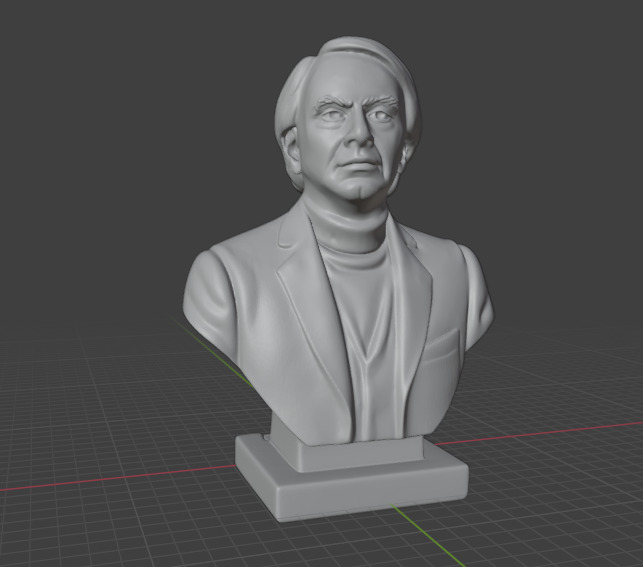 Carl Sagan 3D print model_19