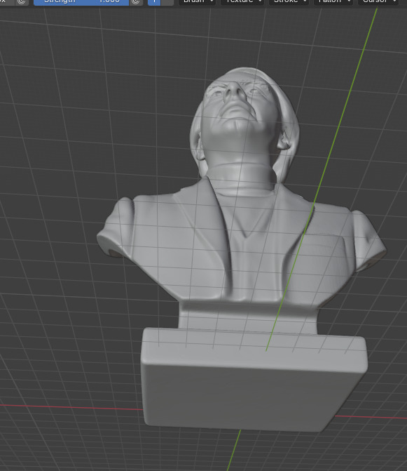 Carl Sagan 3D print model_10