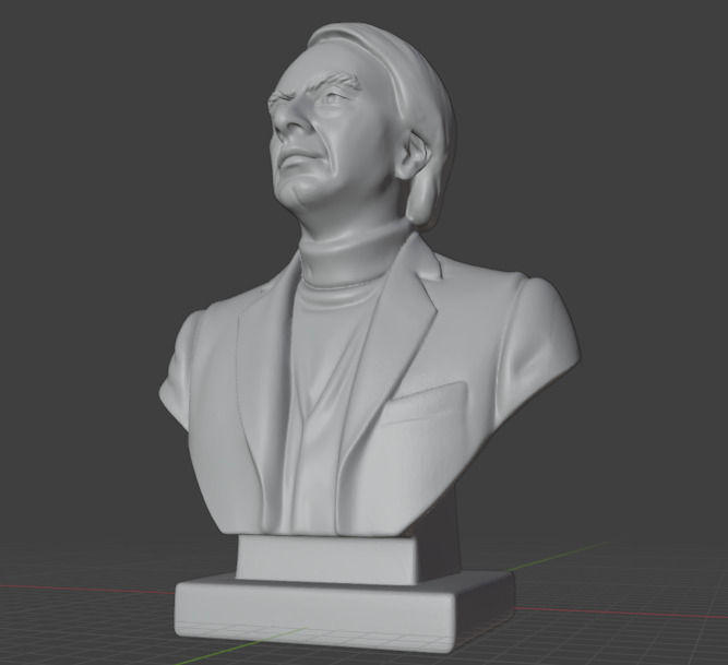 Carl Sagan 3D print model_9