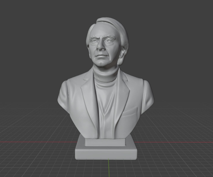 Carl Sagan 3D print model_1