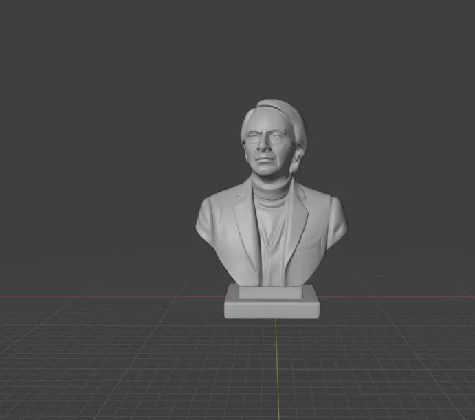 Carl Sagan 3D print model_0