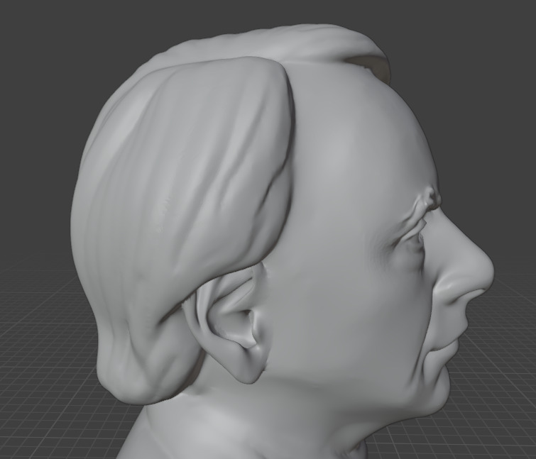 Carl Sagan 3D print model_13