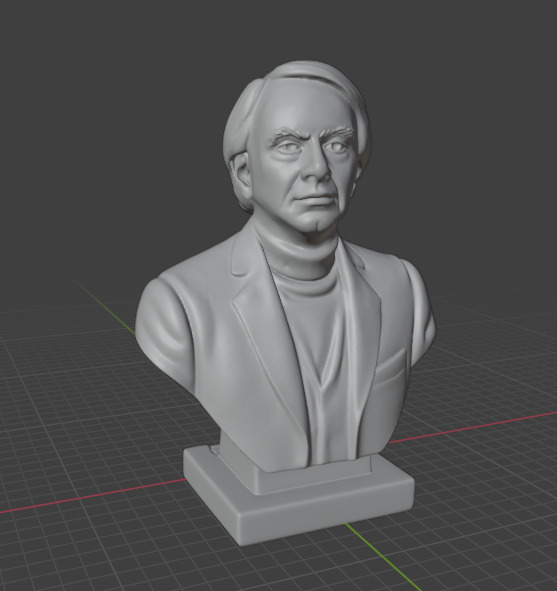 Carl Sagan 3D print model_18