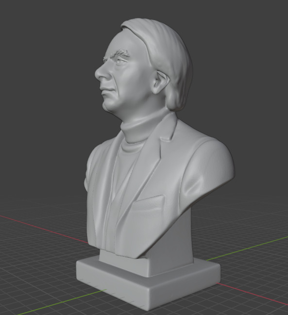 Carl Sagan 3D print model_8