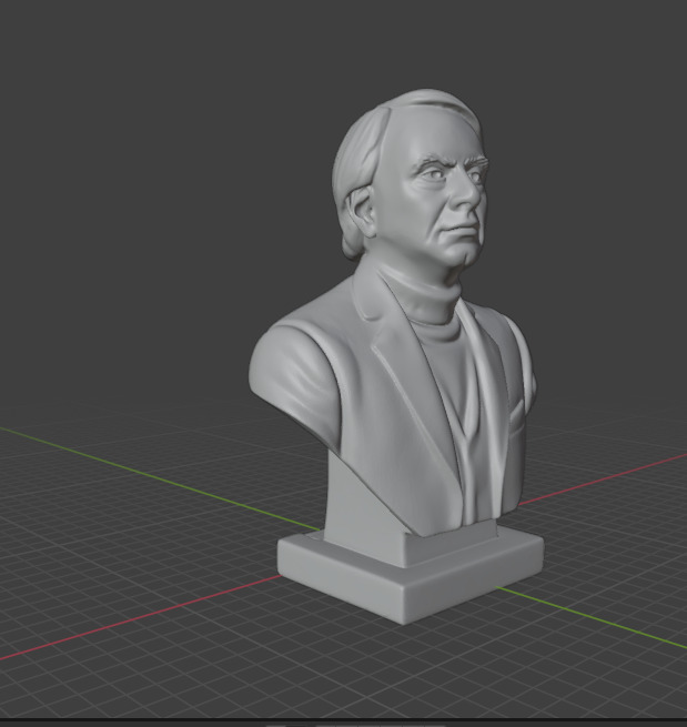 Carl Sagan 3D print model_20