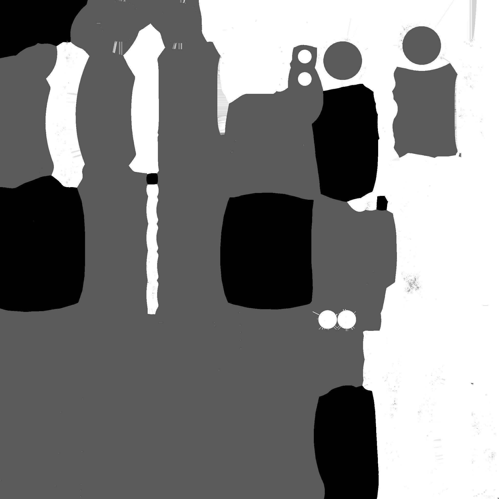 Jetpack A02 Golden Black - SciFi Character Design Low-poly 3D model_21