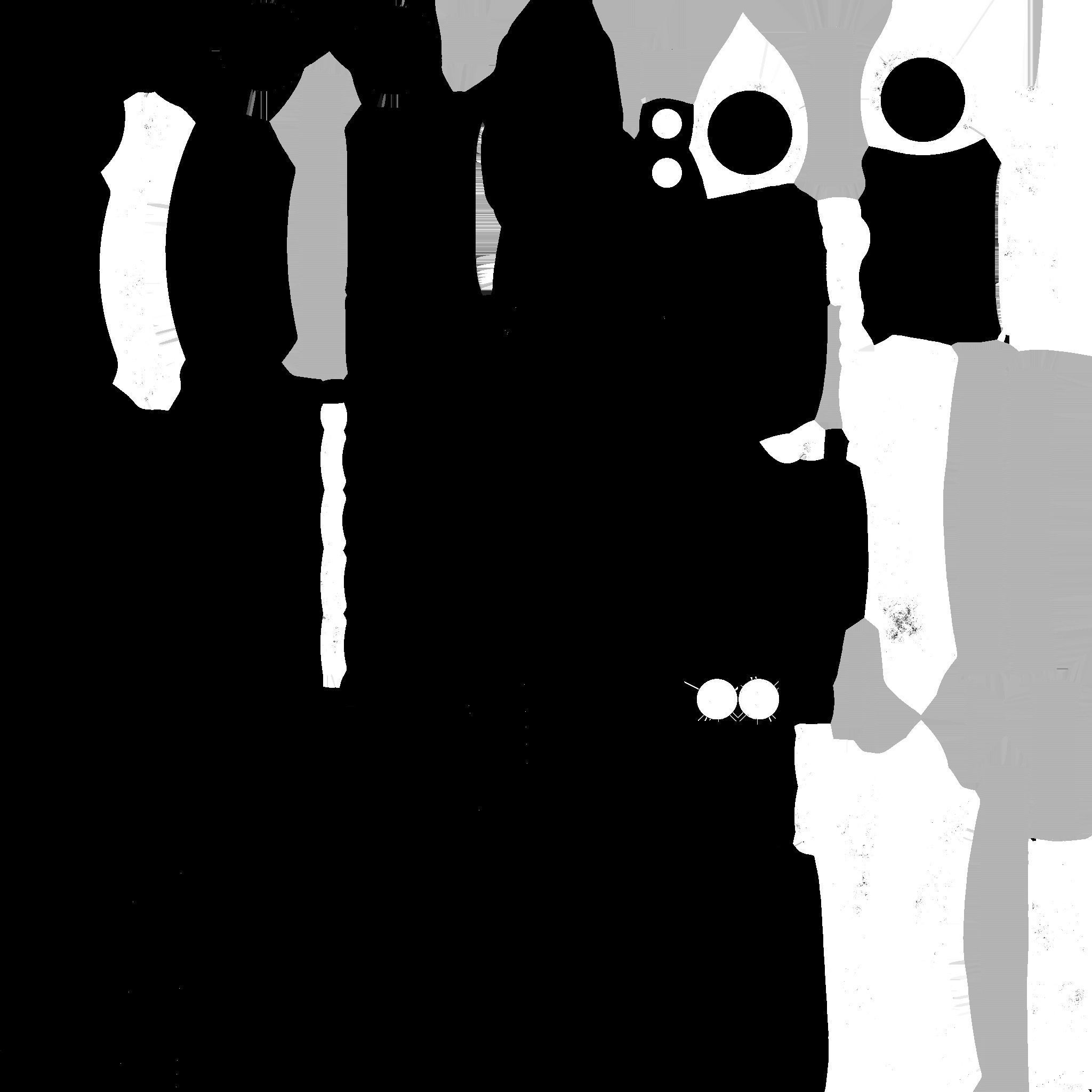 Jetpack A02 Golden Black - SciFi Character Design Low-poly 3D model_18