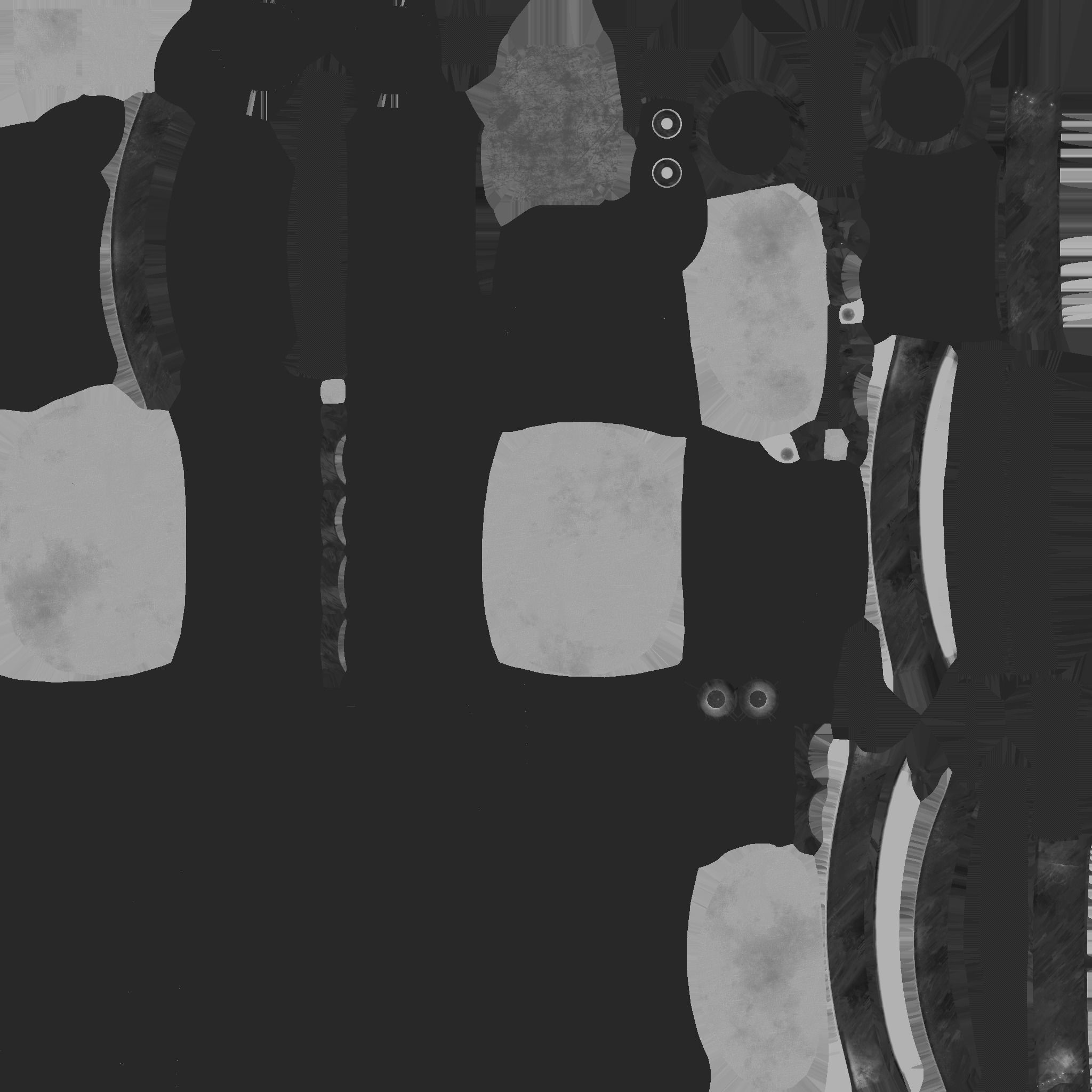 Jetpack A02 Golden Black - SciFi Character Design Low-poly 3D model_23