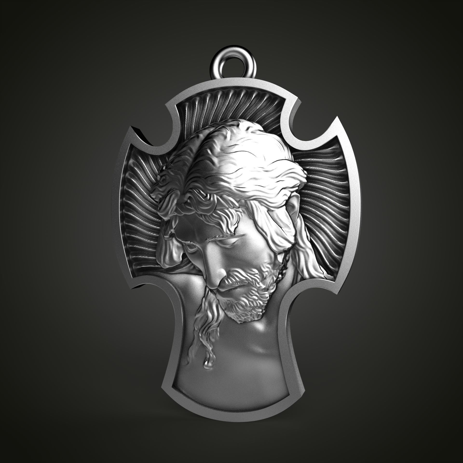 Jesus Cross  3D print model_1