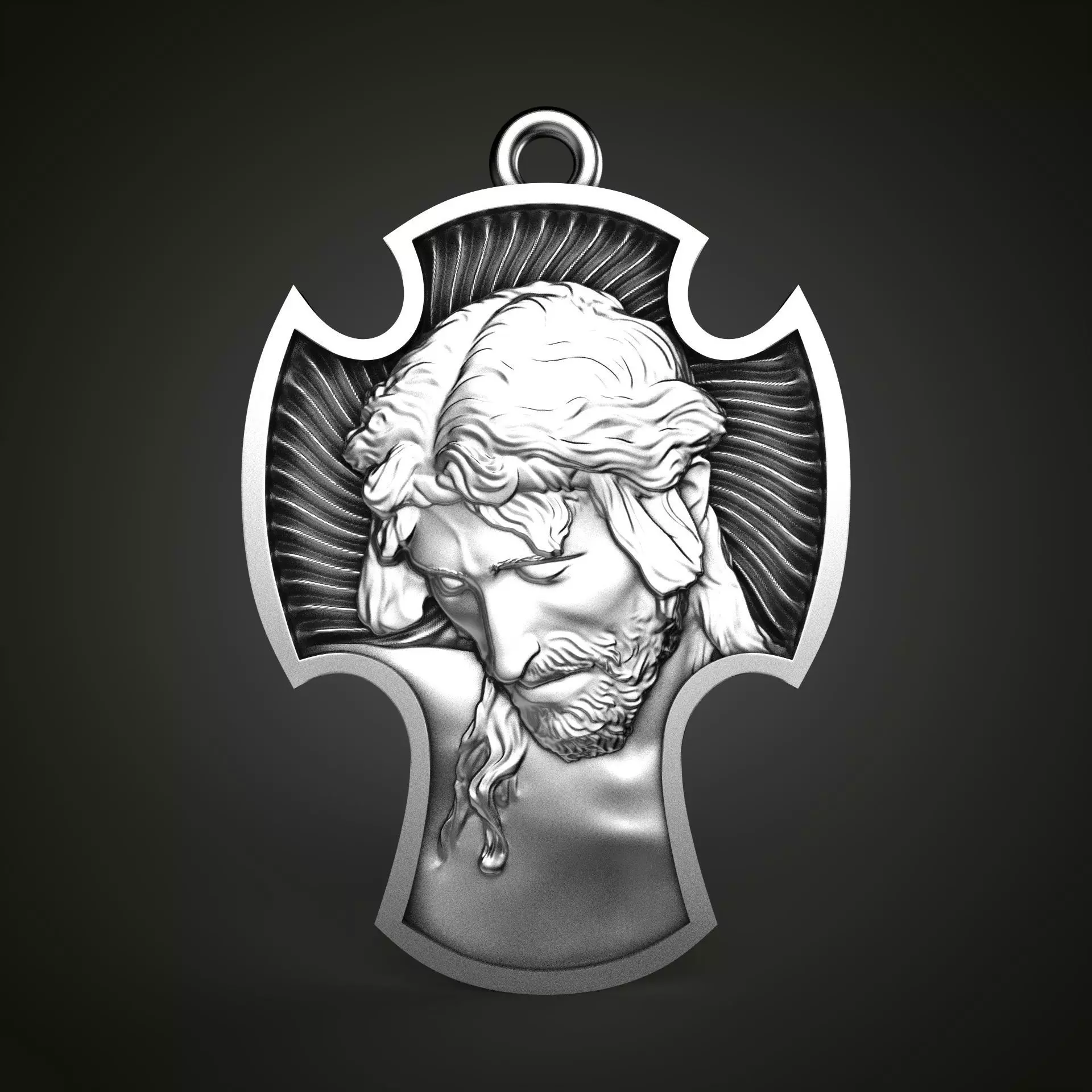 Jesus Cross  3D print model_0