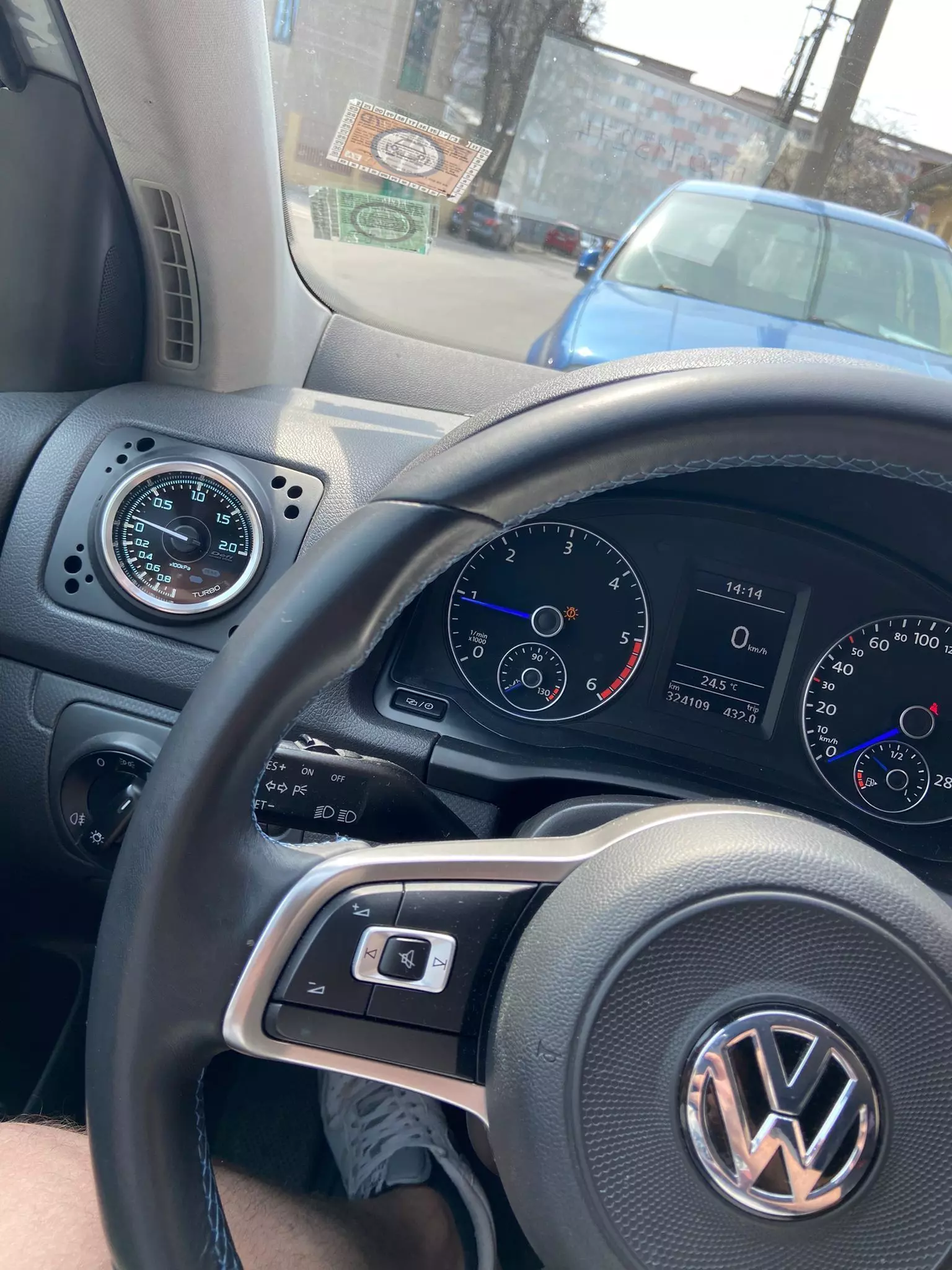 VW GOLF 5 60MM BOOST GAUAGE VENT HOUSING 3D print model_0