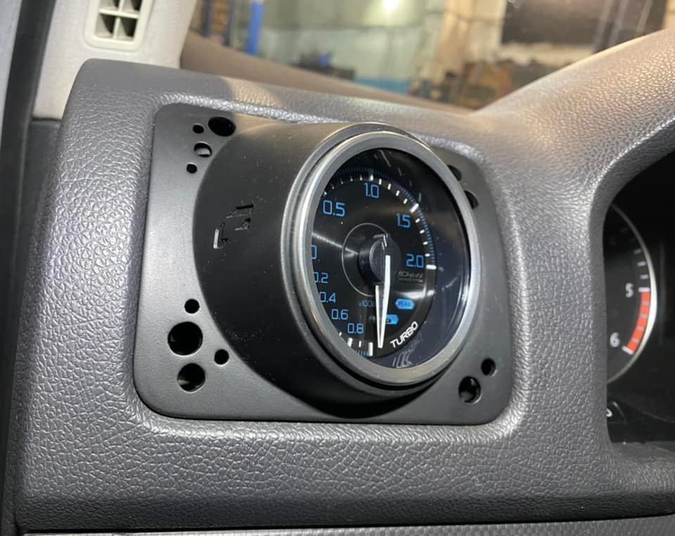 VW GOLF 5 60MM BOOST GAUAGE VENT HOUSING 3D print model_10