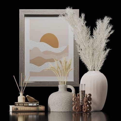 Decorative set 02 3D model