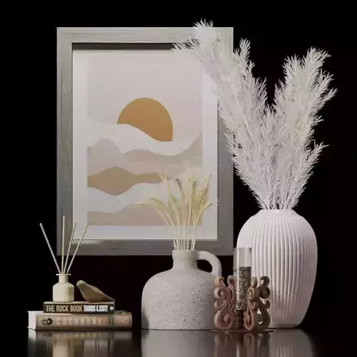 Decorative set 02 3D model