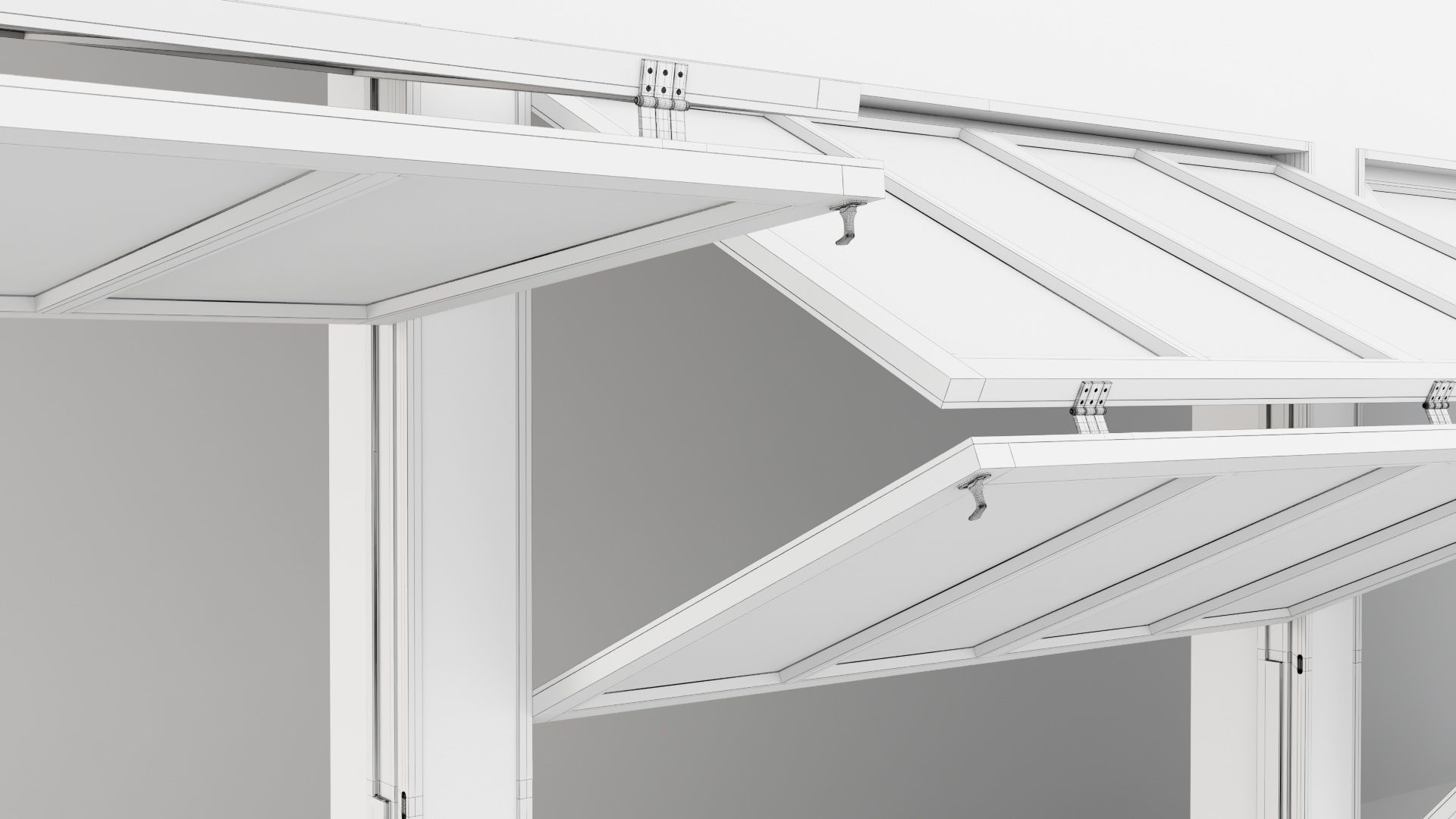 Collection Aluminium window x4 _24