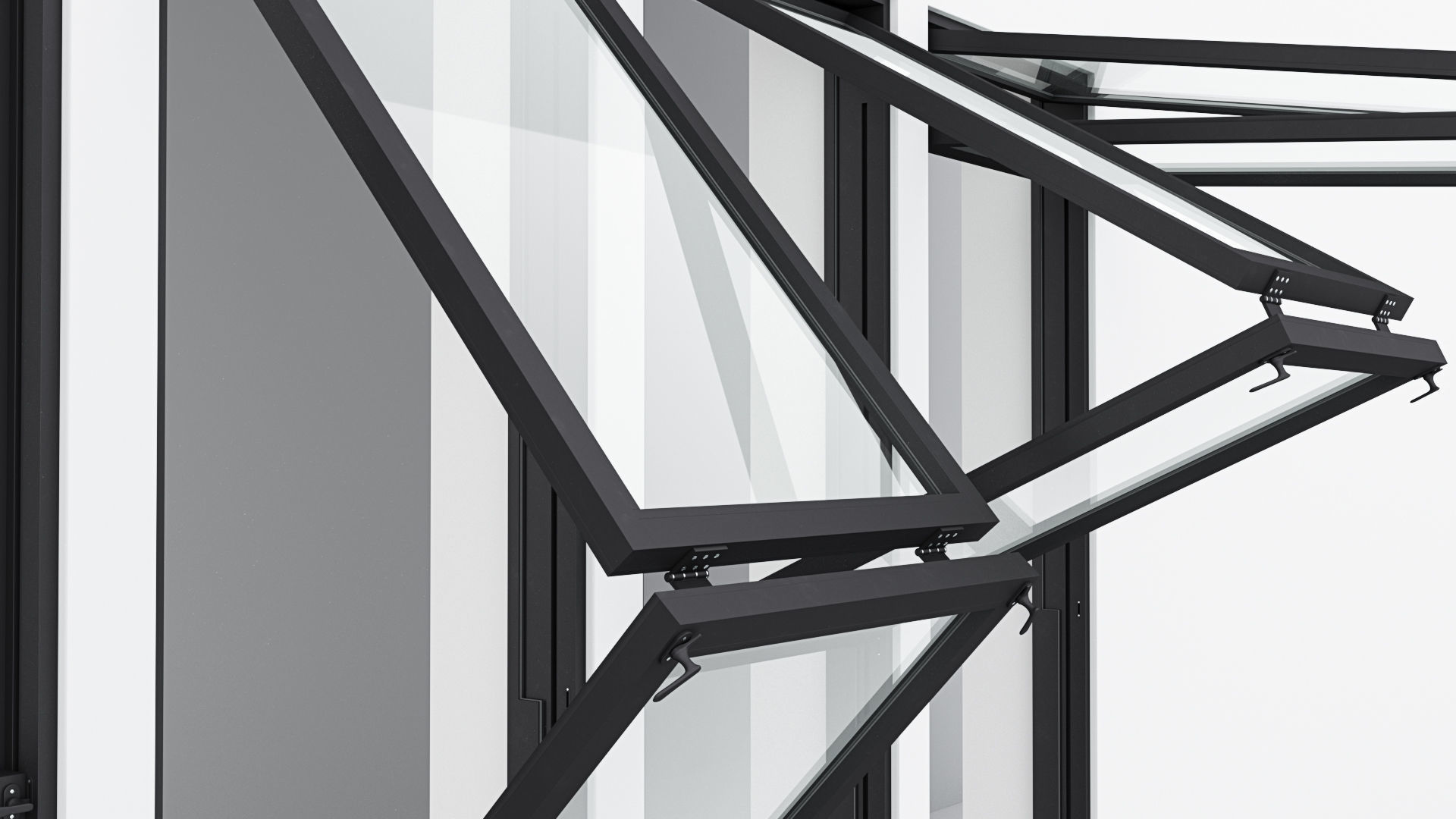 Collection Aluminium window x4 _13