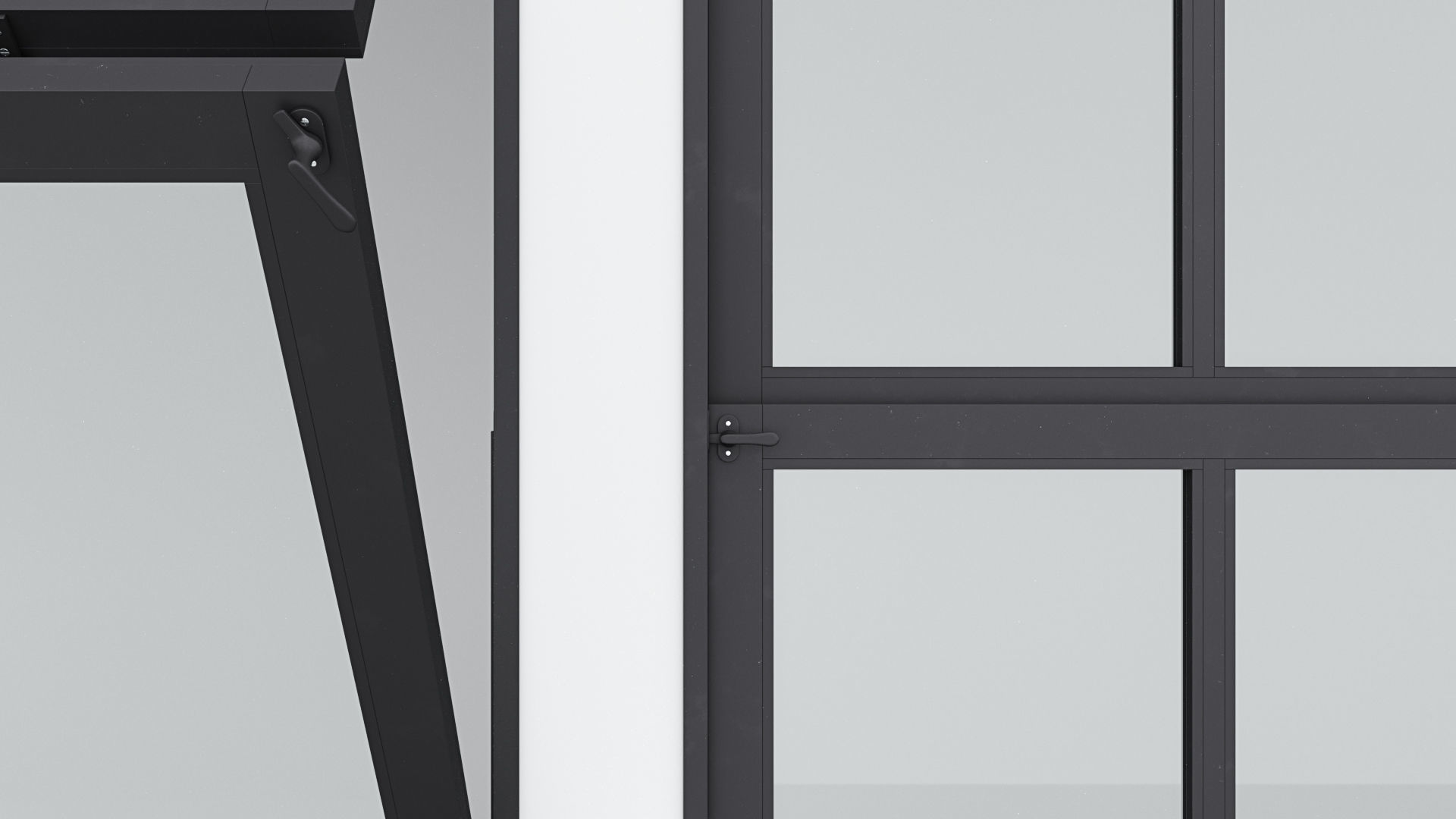 Collection Aluminium window x4 _19