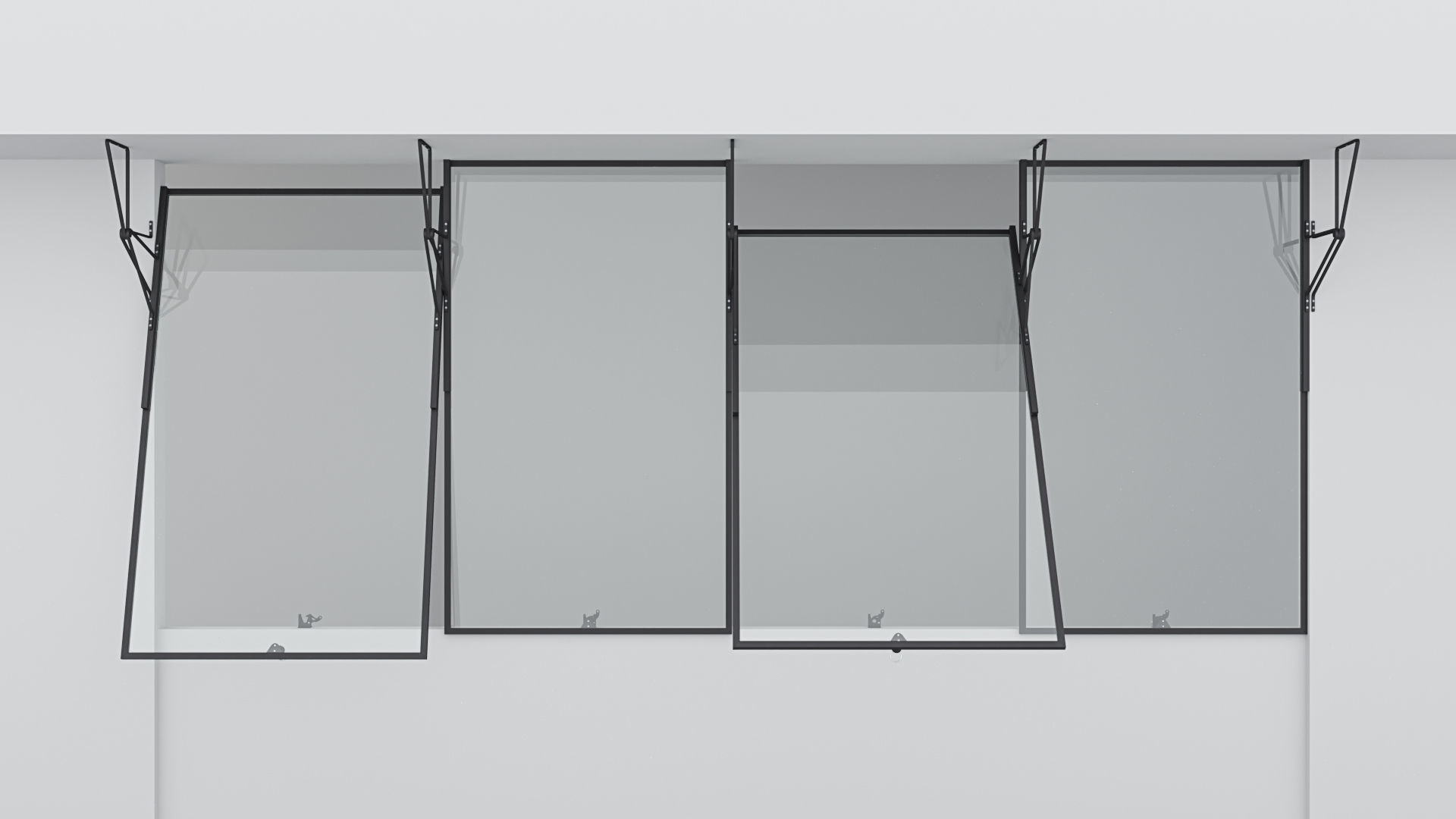 Collection Aluminium window x4 2 _4